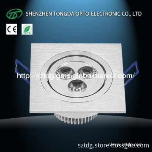 Lowest Price High Power 3W LED Downlight with CE and ROHS